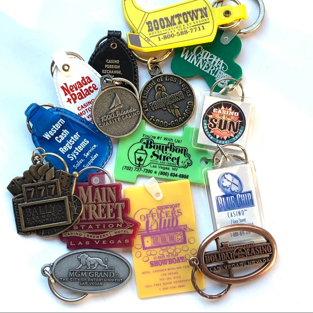 Las Vegas Casino🎄Vintage Keychain Ornaments-ALL